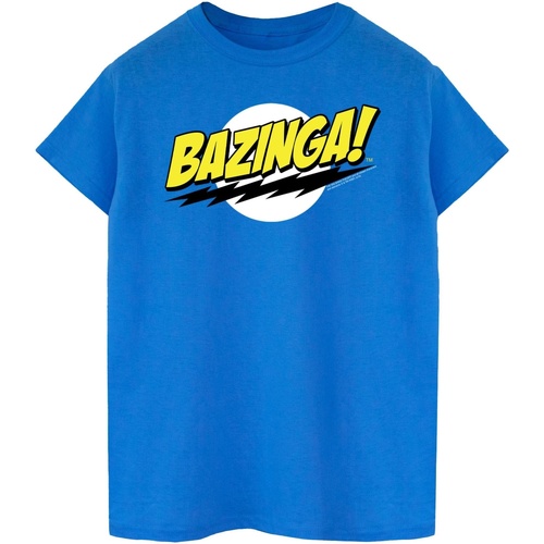 Vêtements Homme T-shirts manches longues The Big Bang Theory Bazinga Bleu