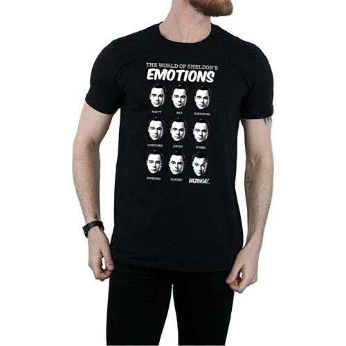 Vêtements Homme T-shirts manches longues The Big Bang Theory  Noir