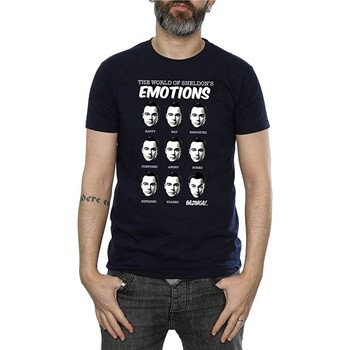 Vêtements Homme T-shirts manches longues The Big Bang Theory  Bleu