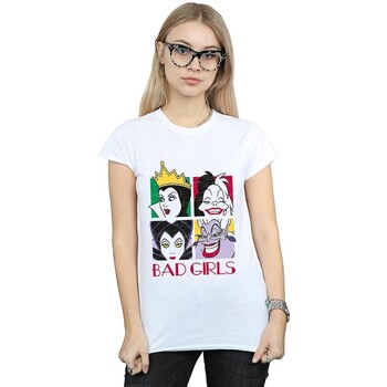 Vêtements Femme T-shirts manches longues Disney BI1593 Blanc