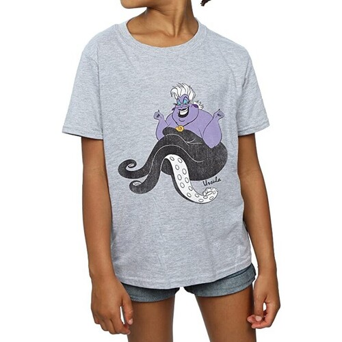 Vêtements Fille T-shirts manches longues The Little Mermaid Classic Gris