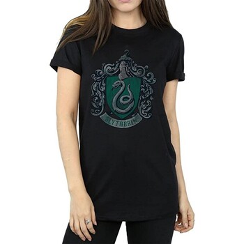 Vêtements Femme T-shirts manches longues Harry Potter BI1618 Noir