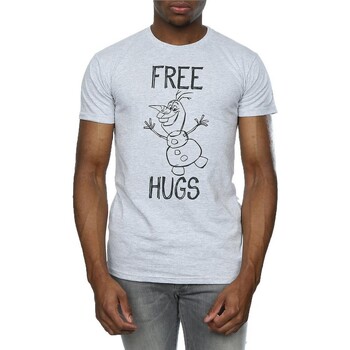 Vêtements Homme T-shirts manches longues Disney Free Hugs Gris