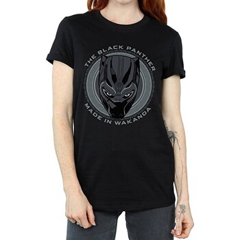 Vêtements Femme T-shirts manches longues Black Panther  Noir
