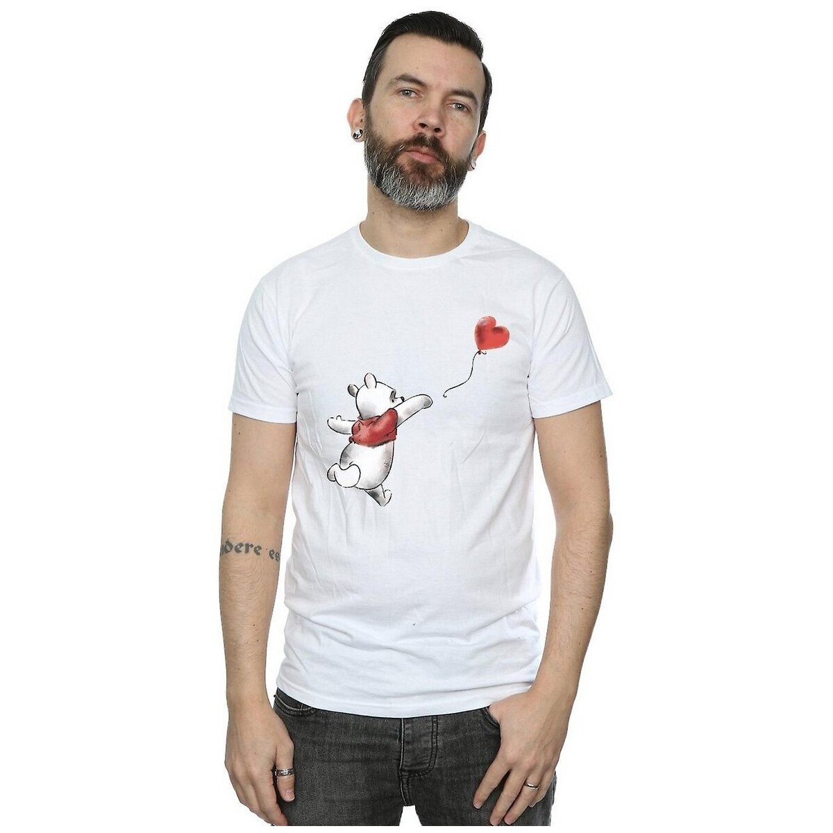 Vêtements Homme T-shirts manches longues Dessins Animés BI1657 Blanc