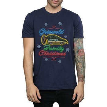 Vêtements Homme T-shirts manches longues National Lampoon´s Christmas Va Griswold Family Bleu