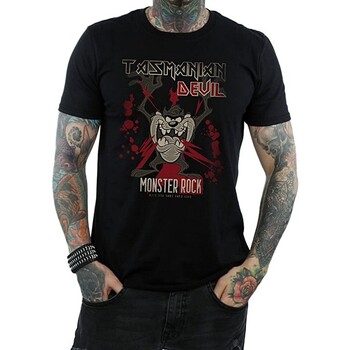 Vêtements Homme T-shirts manches longues Dessins Animés Monster Rock Noir