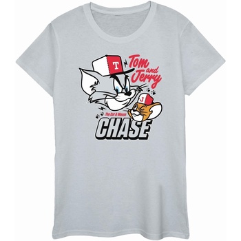 Vêtements Femme T-shirts manches longues Dessins Animés Cat & Mouse Chase Gris