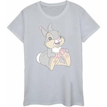Vêtements Slim T-shirts manches longues Disney  Gris