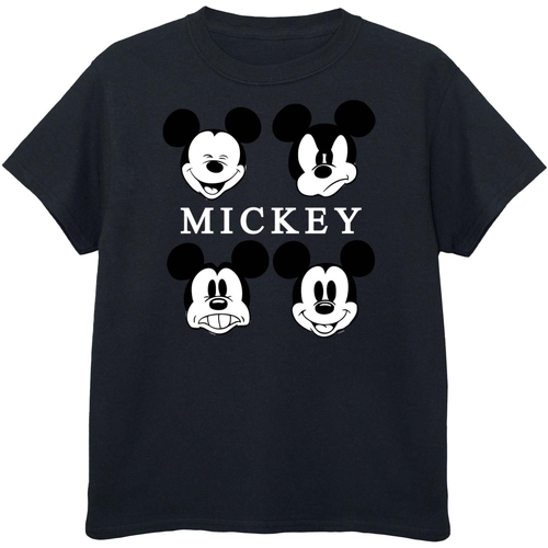 Vêtements Garçon T-shirts manches courtes Disney BI2183 Noir