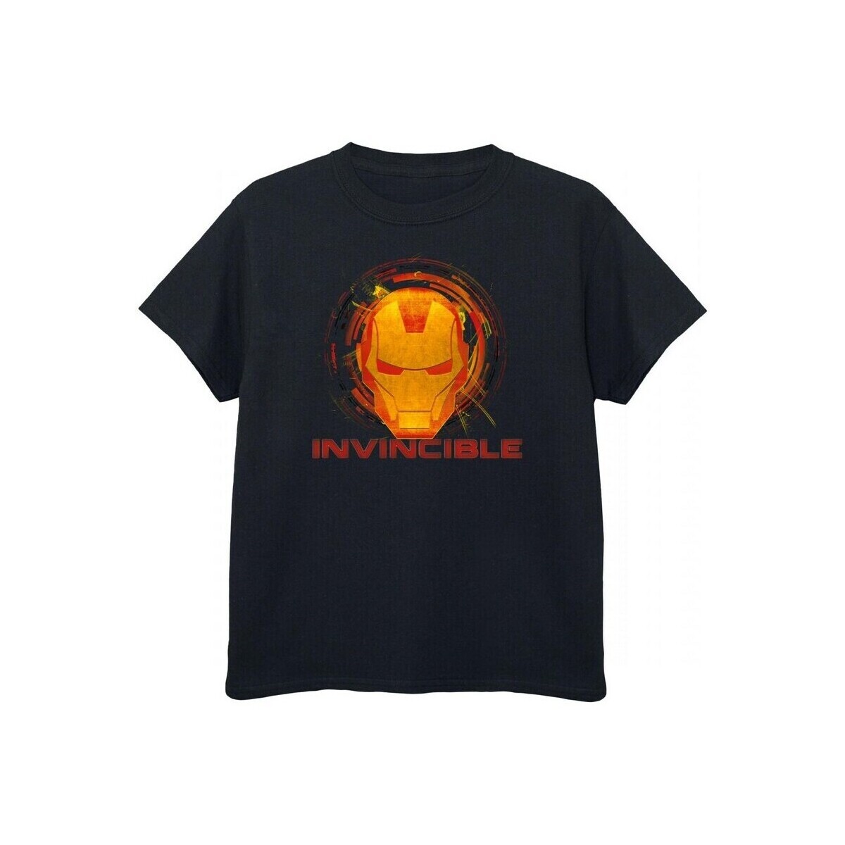 Vêtements Garçon T-shirts manches courtes Iron Man Invincible Noir