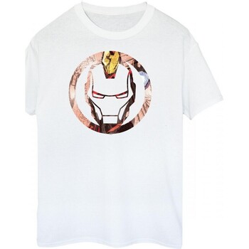 Vêtements T-shirts manches longues Iron Man BI360 Blanc