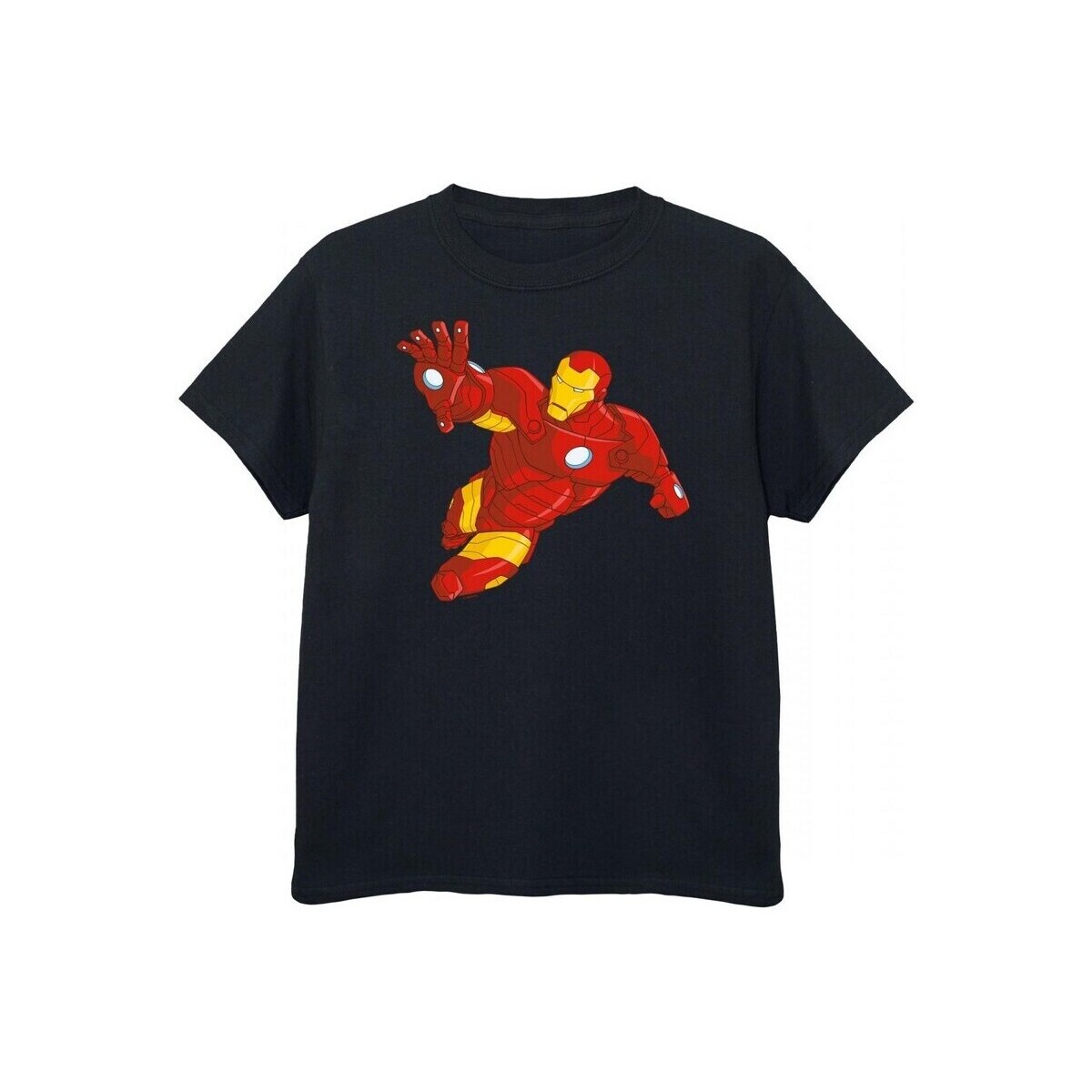 Vêtements Garçon T-shirts manches courtes Iron Man BI372 Noir