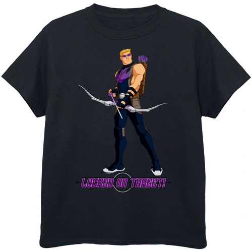 Vêtements Garçon T-shirts manches courtes Hawkeye  Noir