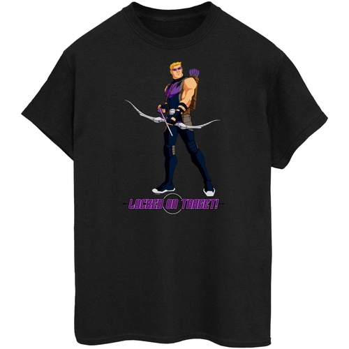 Vêtements T-shirts manches longues Hawkeye Locked On Target Noir