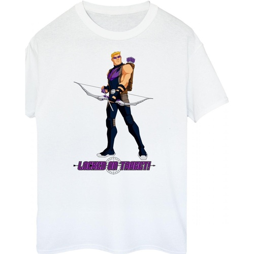 Vêtements T-shirts manches longues Hawkeye Locked On Target Blanc