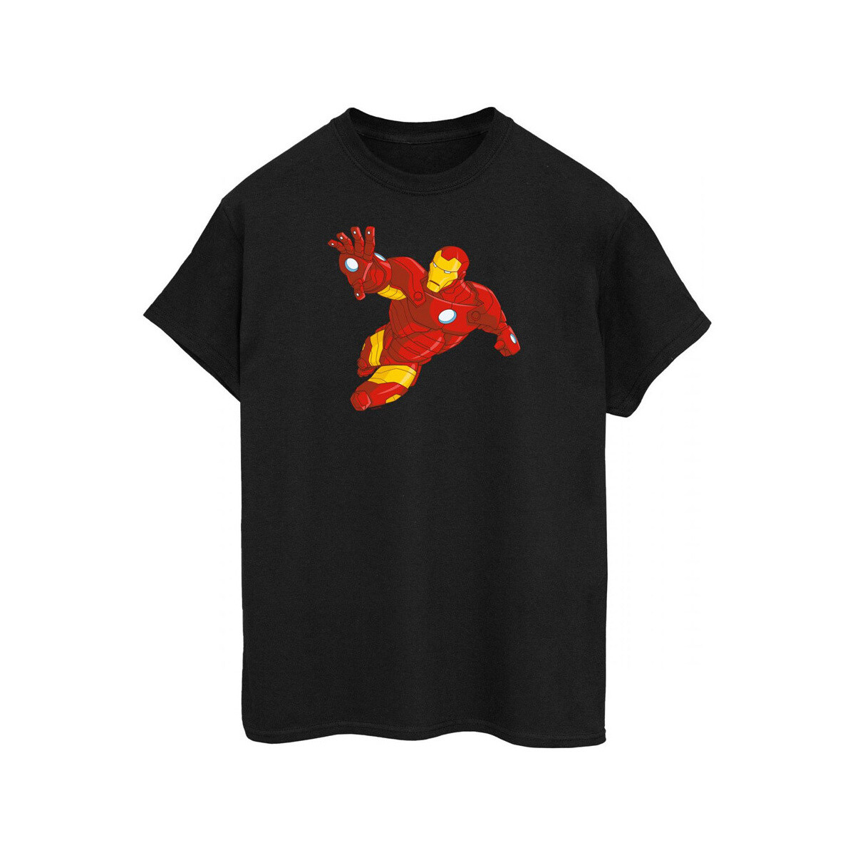 Vêtements Homme T-shirts manches longues Iron Man BI390 Noir