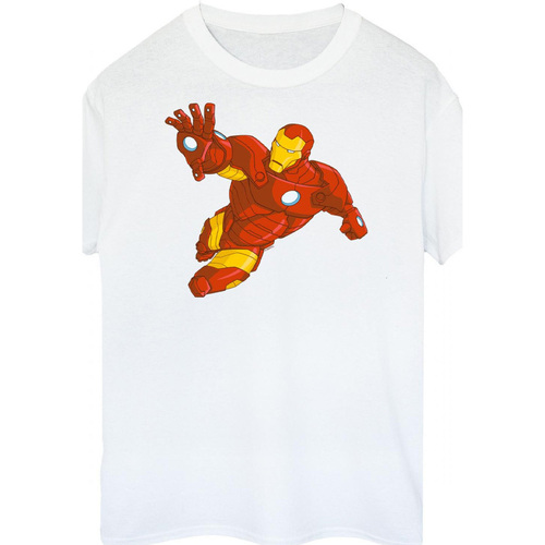 Vêtements Homme T-shirts manches longues Iron Man  Rouge