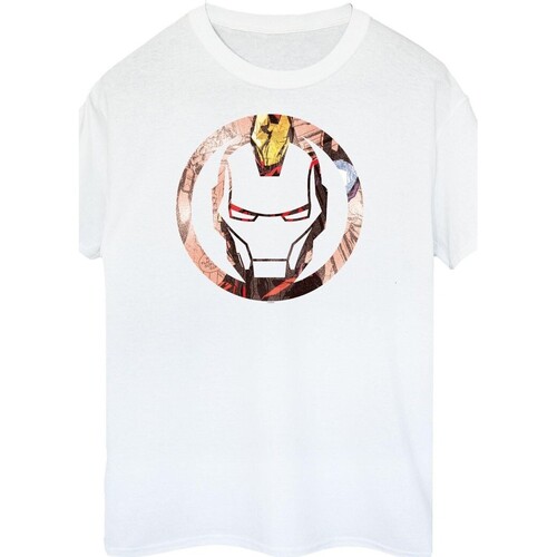 Vêtements Femme T-shirts manches longues Iron Man BI411 Blanc