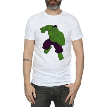 Vêtements Homme T-shirts manches longues Hulk  Blanc