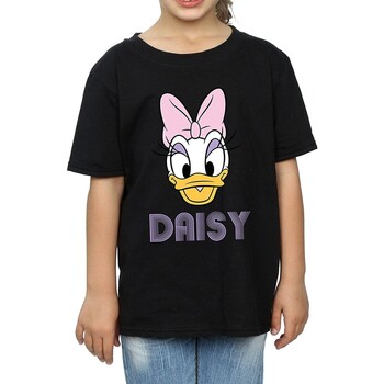 Vêtements Fille T-shirts manches longues Disney BI417 Noir