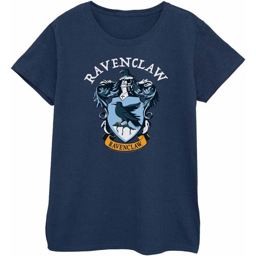 Vêtements Femme T-shirts manches longues Harry Potter BI427 Bleu