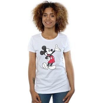 Vêtements Femme T-shirts manches longues Disney Traditional Wave Blanc