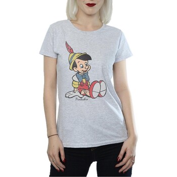 Vêtements Femme T-shirts manches longues Pinocchio  Gris