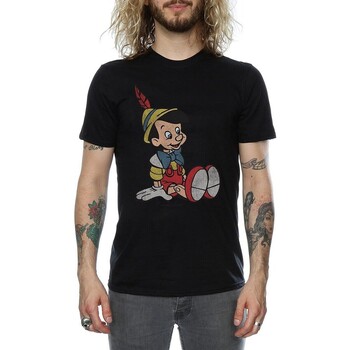 Vêtements Homme T-shirts manches longues Pinocchio  Noir