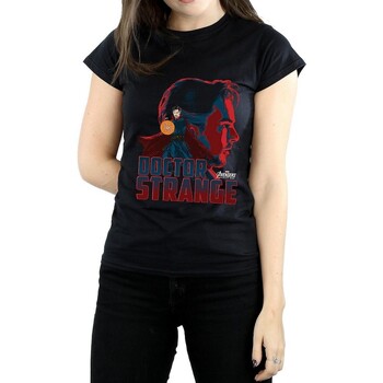 Vêtements Femme T-shirts manches longues Avengers Infinity War  Noir