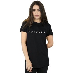 Vêtements Femme T-shirts manches longues Friends BI497 Noir