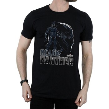 Vêtements Homme T-shirts manches longues Avengers Infinity War  Noir