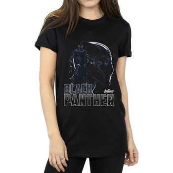 Vêtements Femme T-shirts manches longues Avengers Infinity War  Noir