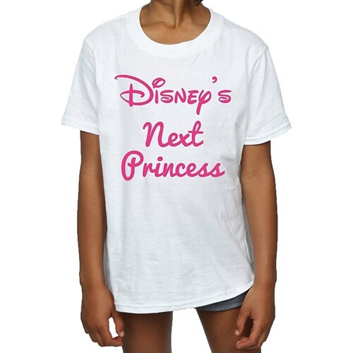 Vêtements Fille T-shirts manches longues Disney Next Princess Blanc