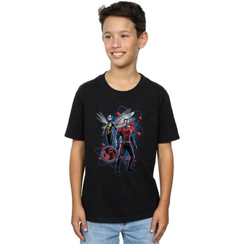 Vêtements Garçon T-shirts manches courtes Ant-Man And The Wasp Particle Pose Noir