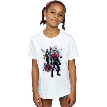 Vêtements Fille T-shirts manches longues Ant-Man And The Wasp Particle Pose Blanc