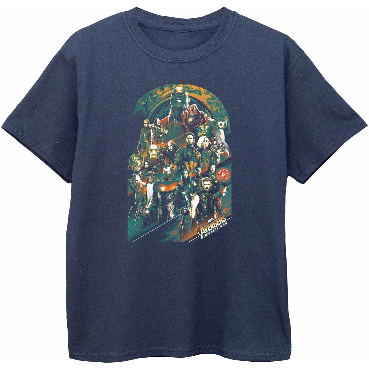 Vêtements Garçon T-shirts manches courtes Avengers Infinity War BI604 Bleu