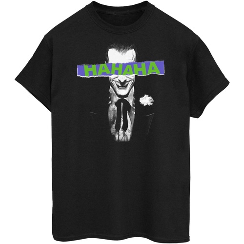 Vêtements Homme T-shirts manches longues The Joker HaHaHa Noir