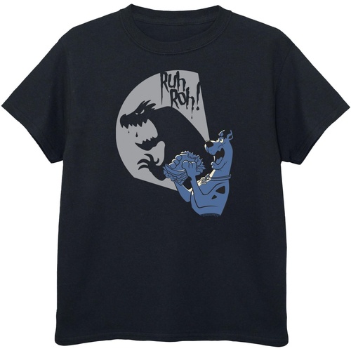 Vêtements Garçon T-shirts manches courtes Scooby Doo Ruh Roh Noir