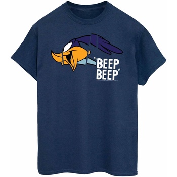 Vêtements Femme T-shirts manches longues Dessins Animés Beep Beep Bleu