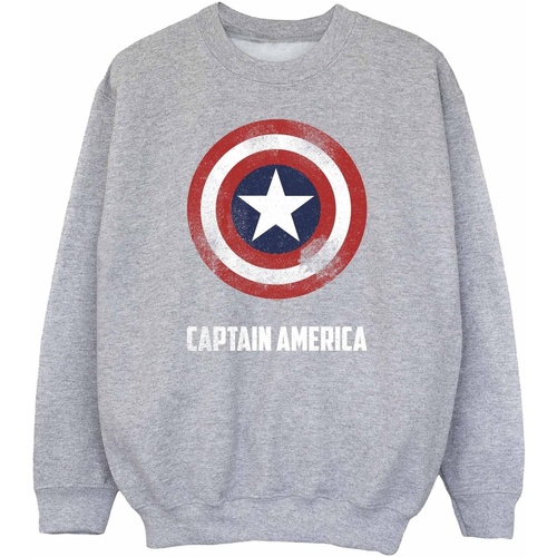 Vêtements Garçon Sweats Captain America BI682 Gris