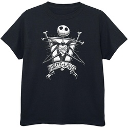 Vêtements Garçon T-shirts manches courtes Nightmare Before Christmas BI692 Noir