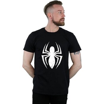 Vêtements Homme T-shirts manches longues Marvel BI709 Noir