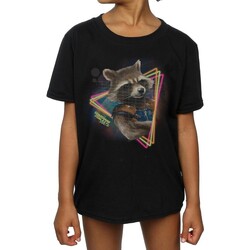 Vêtements Fille T-shirts manches longues Guardians Of The Galaxy BI710 Noir