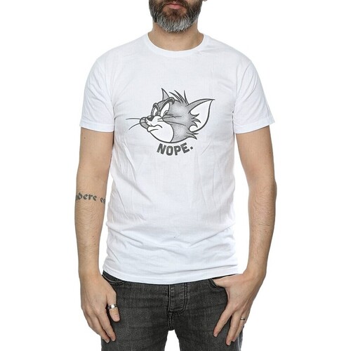 Vêtements Homme T-shirts manches longues Dessins Animés BI727 Blanc