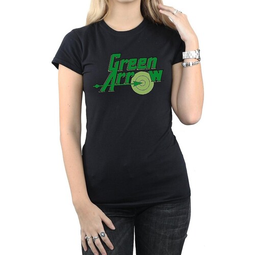 Vêtements Femme T-shirts manches longues Green Arrow BI739 Noir