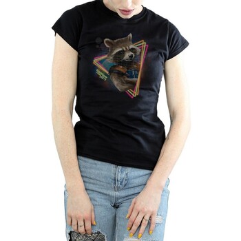 Vêtements Femme T-shirts manches longues Guardians Of The Galaxy BI746 Noir
