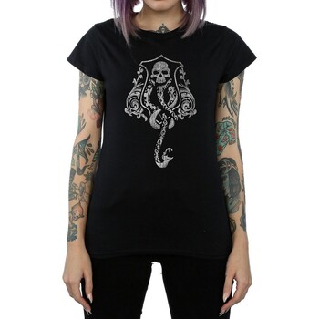 Vêtements Femme T-shirts manches longues Harry Potter BI747 Noir