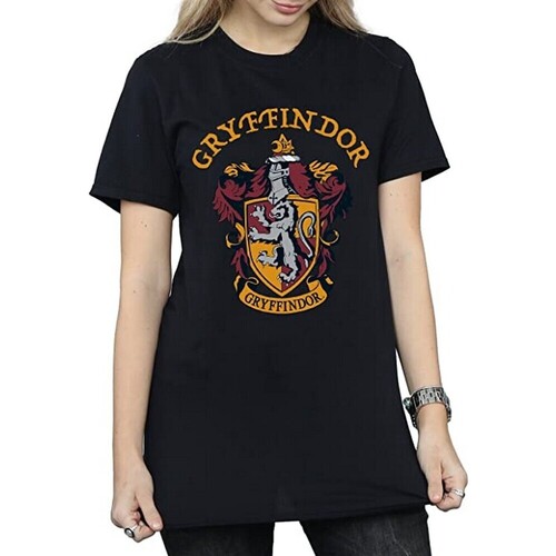 Vêtements Femme Weekend Offender iridium polo shirt with plaid shoulder in navy Harry Potter BI802 Noir