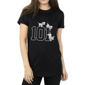Vêtements Femme T-shirts com manches longues Dessins Animés BI806 Noir